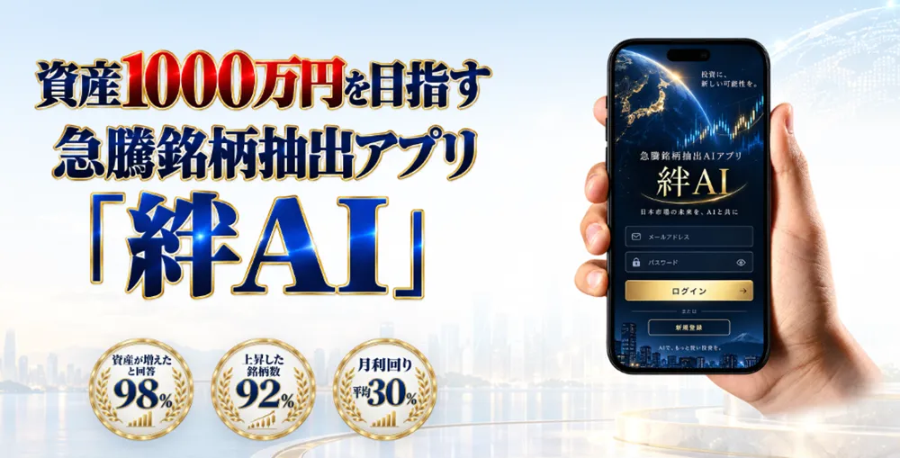 絆AIの口コミ評判は？利用者は儲かるのか実績から徹底調査